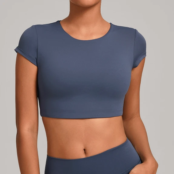 Spark Athletic Women Short Sleeve For Tops Yoga Activewear Manufacturer