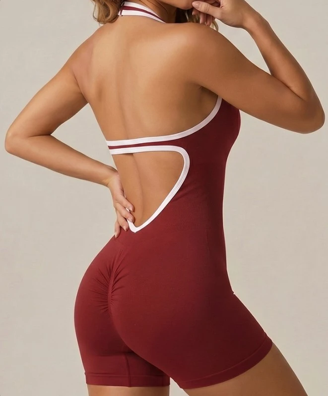 Workout Jumpsuit Seamless Gym Wear One Piece Exercise Bodysuit Sportswear Manufacturers In China