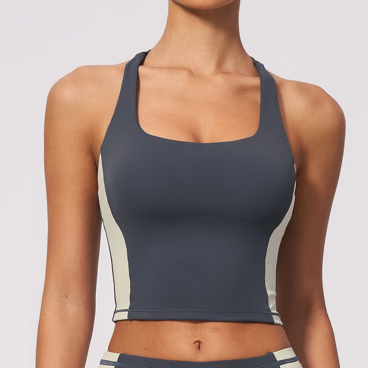 Athletic Tank Tops Sparkly Sportswear Ladies Gym Wear Manufacturer
