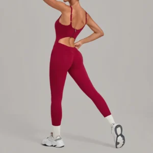 One Piece Exercise Bodysuit Fitness Apparel Distributor Custom Jumpsuits