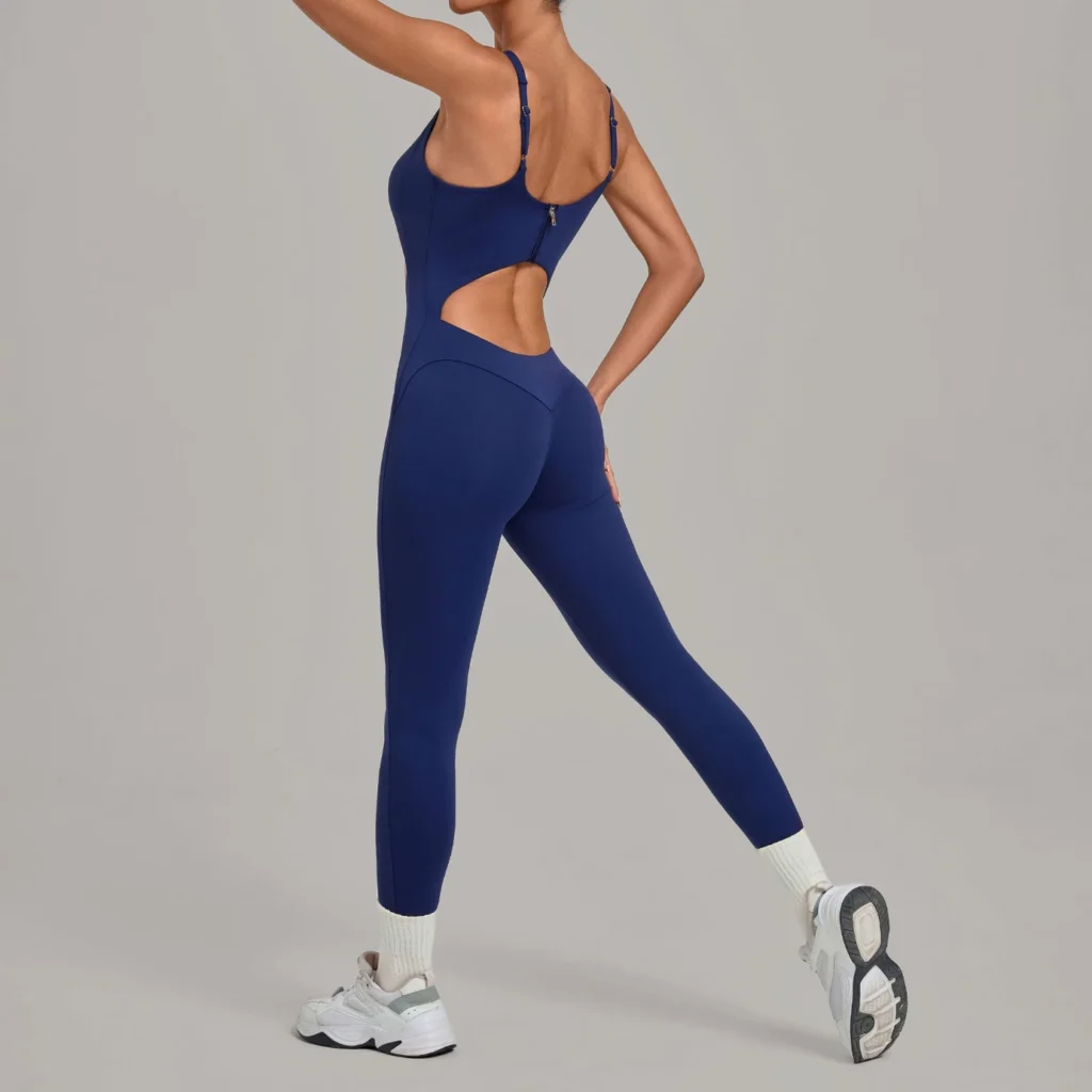 One Piece Exercise Bodysuit Fitness Apparel Distributor Custom Jumpsuits