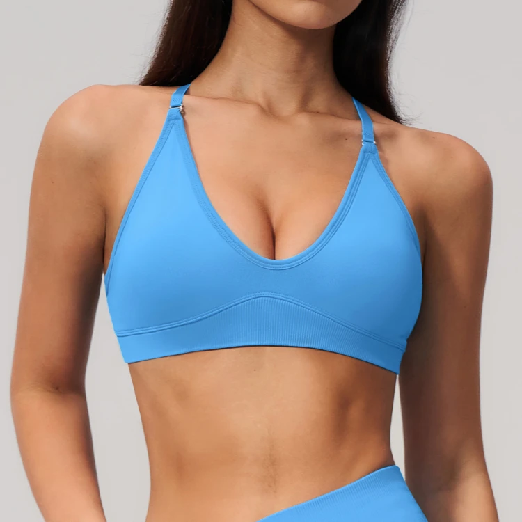 Wholesale Sports Bras Spark Clothing Brand Spaghetti Strap Sports Bra Suppliers
