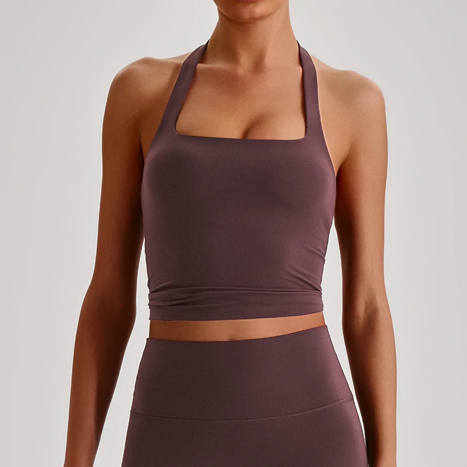 Halter Fitness Tank Tops Bulk Athletic Apparel Gymshark Manufacturer