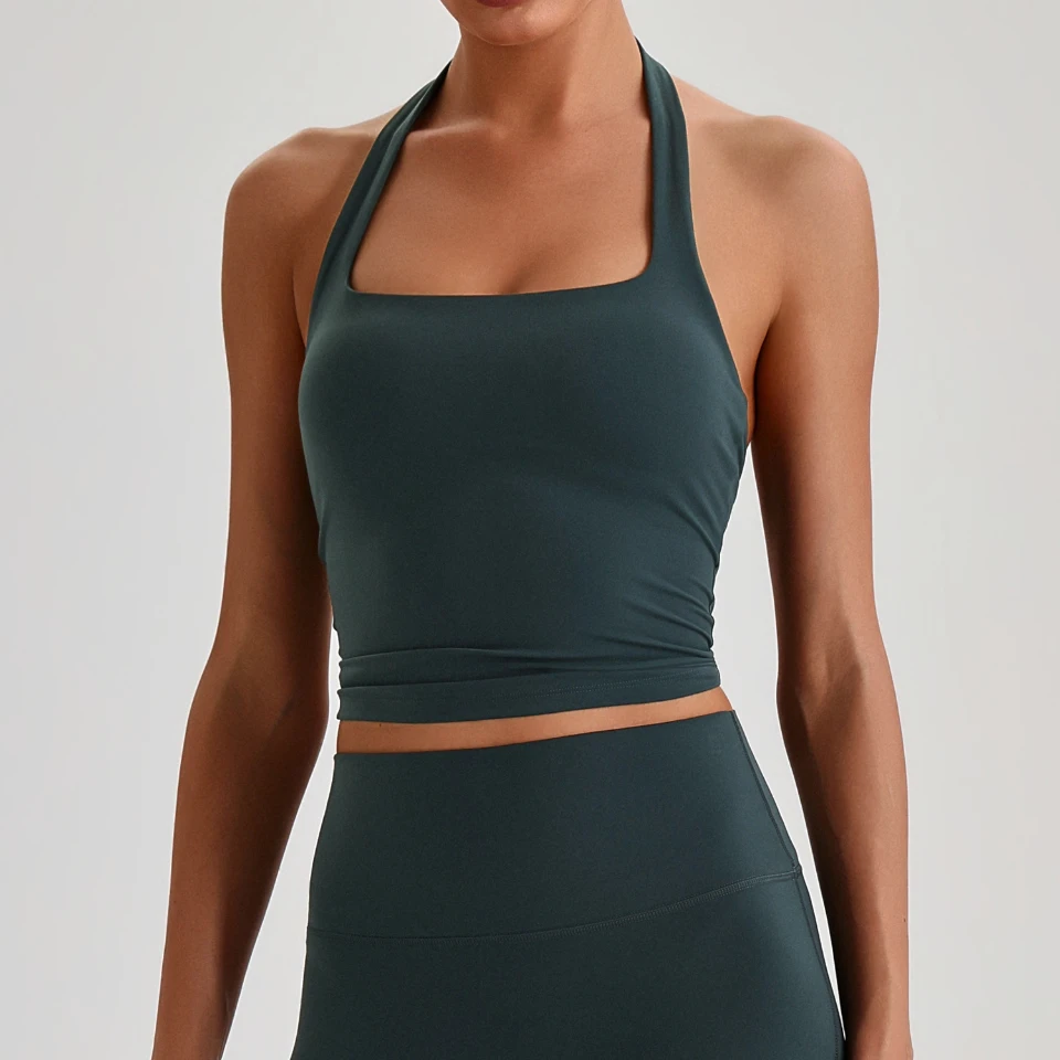 Halter Fitness Tank Tops Bulk Athletic Apparel Gymshark Manufacturer