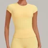 Women Short Sleeve For Tops Spark Athletic Workout Clothing Manufacturer Women Short Sleeve For Tops Spark Athletic Workout Clothing Manufacturer