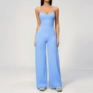 Flared One Piece Workout Suit Athletic Wear Suppliers
