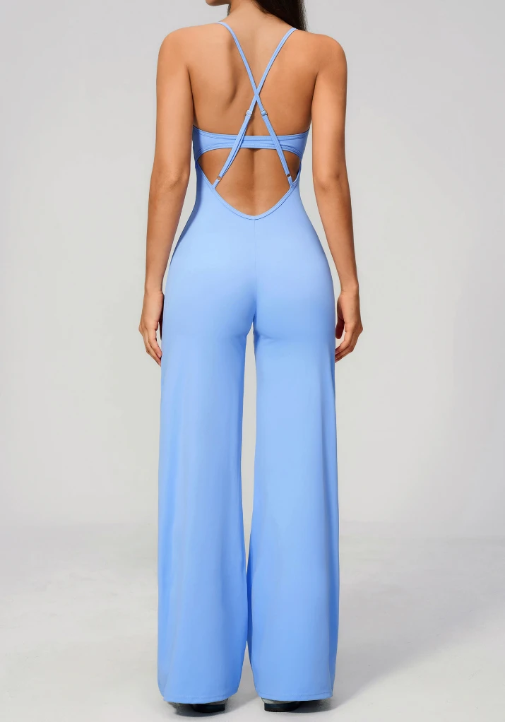 Flared One Piece Workout Suit Athletic Wear Suppliers
