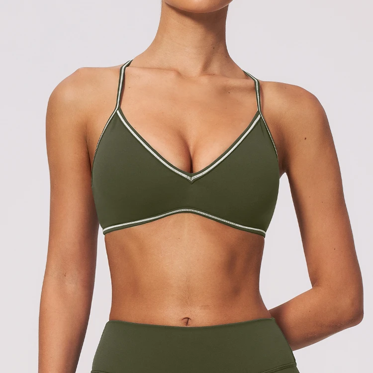 Sparkle Sports Bra Chinese Sportswear Brands Running Bra