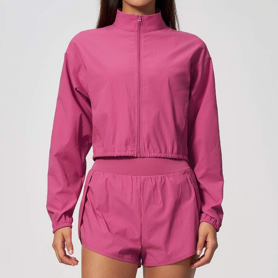 Jacket Factory Sportswear Female Custom Athleisure Wear Supplier