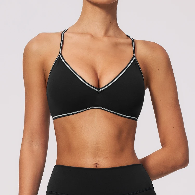 Sparkle Sports Bra Chinese Sportswear Brands Running Bra