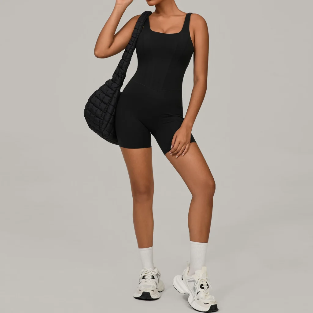 Custom Jumpsuits Women's One Piece Workout Bodysuit Supplier
