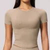 Seamless Activewear Workout Short Sleeve Tops Supplier Thesparkwear. com Seamless Activewear Workout Short Sleeve Tops Supplier Thesparkwear. com
