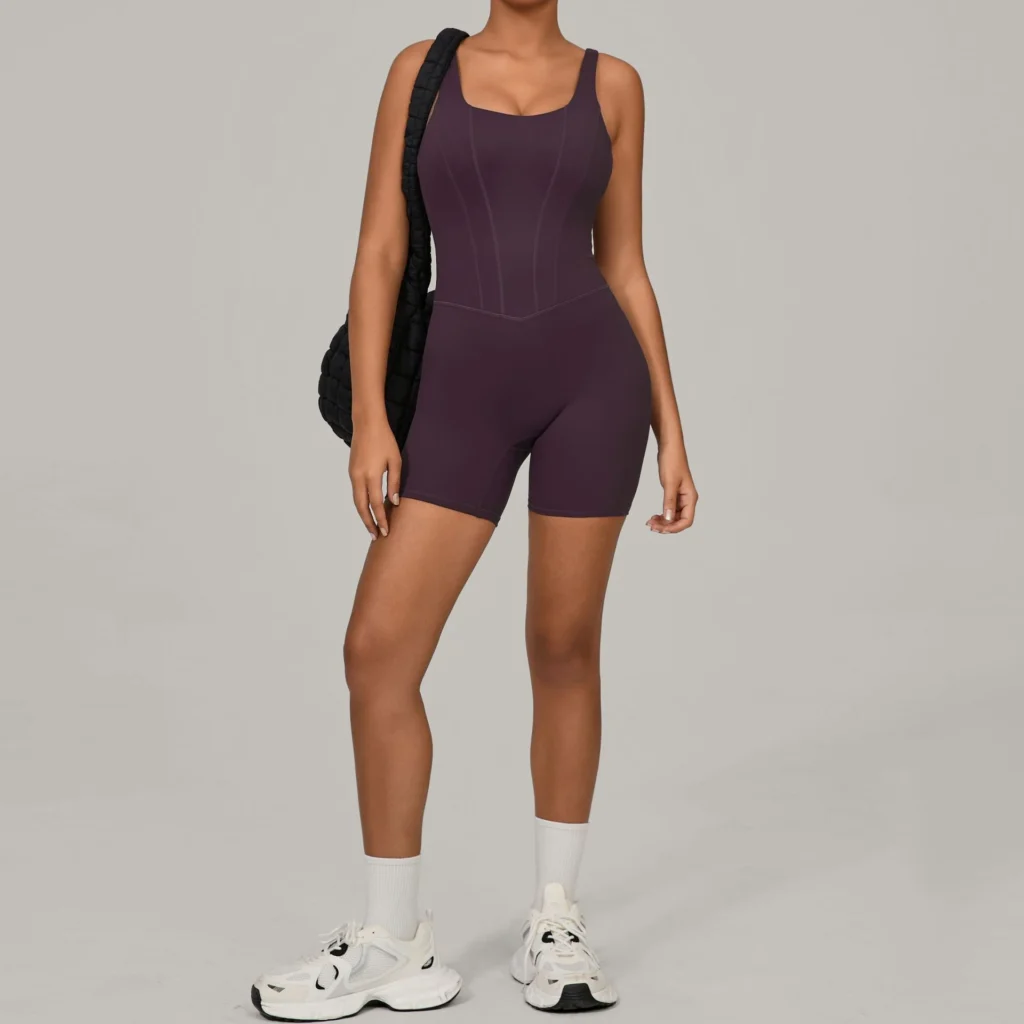 Custom Jumpsuits Women's One Piece Workout Bodysuit Supplier