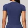 Seamless Activewear Workout Short Sleeve Tops Supplier Thesparkwear. com Seamless Activewear Workout Short Sleeve Tops Supplier Thesparkwear. com