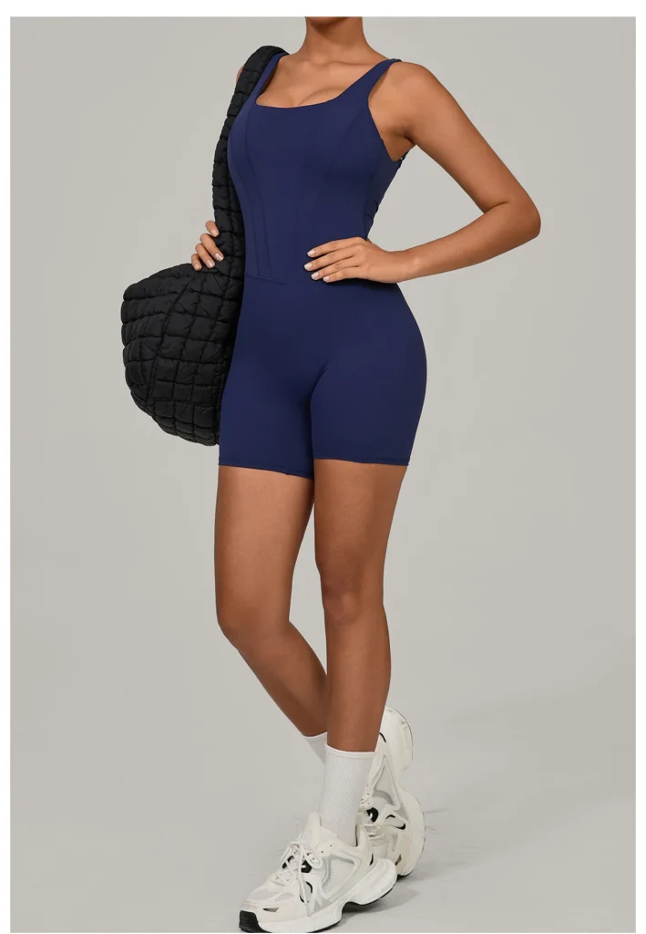 Custom Jumpsuits Women's One Piece Workout Bodysuit Supplier
