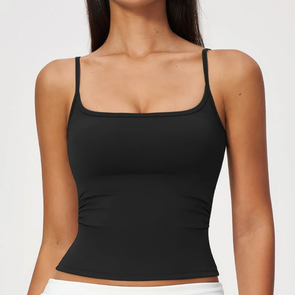 White Label Activewear Spaghetti Strap Tank Top Fitness Clothing Suppliers