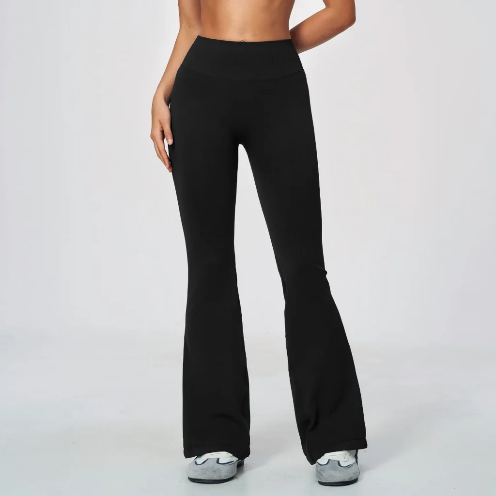 Seamless Clothes Wholesale Supplier What Are Flared Leggings thesparkwear.com