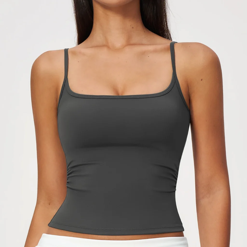 White Label Activewear Spaghetti Strap Tank Top Fitness Clothing Suppliers