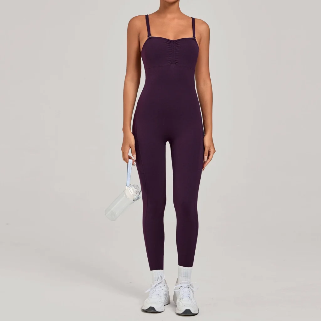 Jumpsuit Sportswear One Piece Bodysuit Leggings Fitness Wear Suppliers
