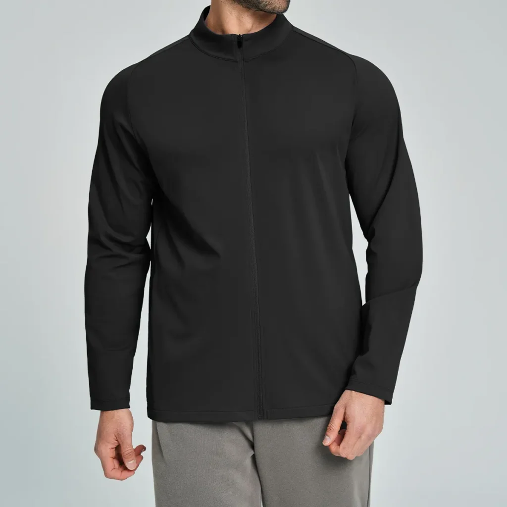 Blank Gym Wear Wholesale Athletic Clothing Lightweight Workout Jacket Supplier