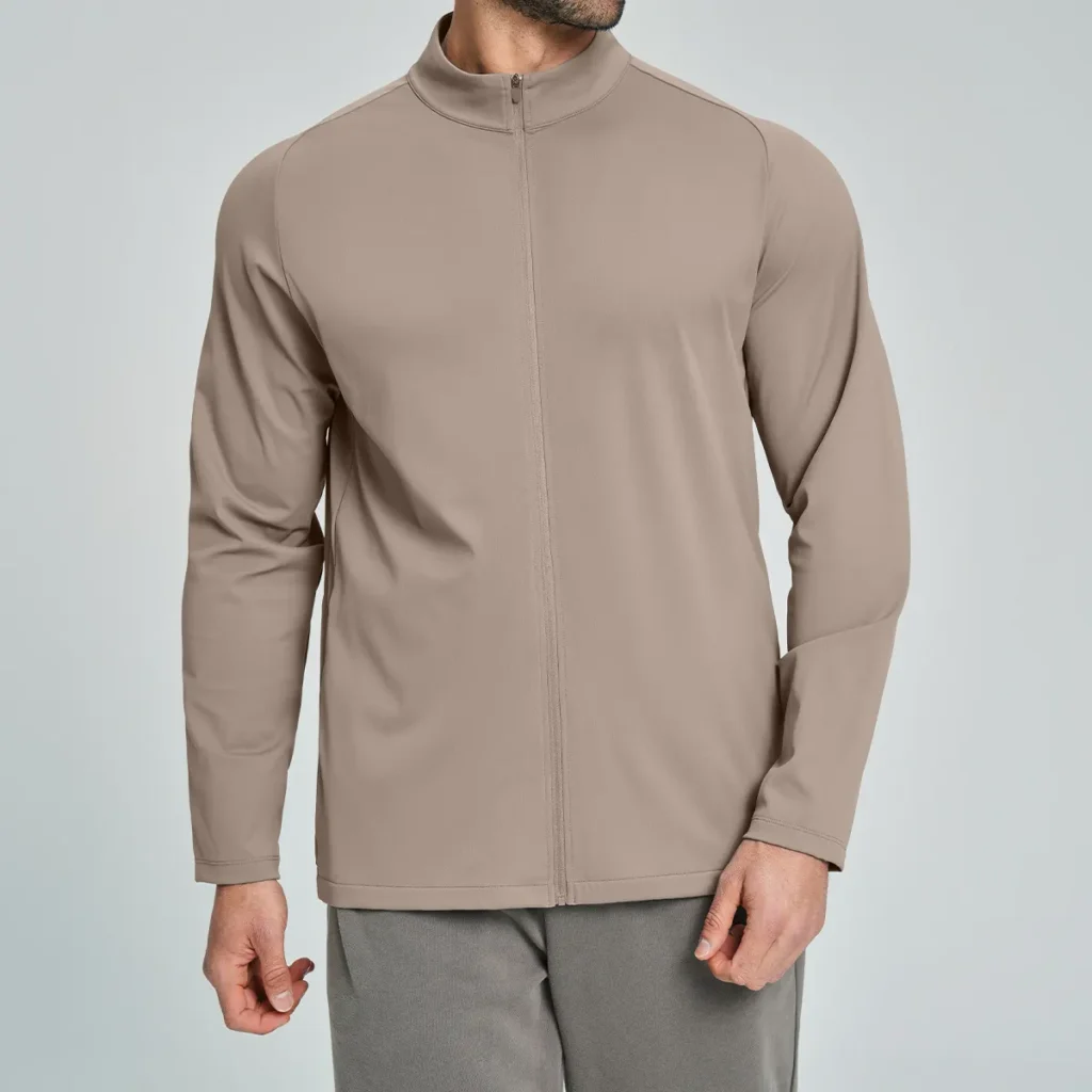 Blank Gym Wear Wholesale Athletic Clothing Lightweight Workout Jacket Supplier
