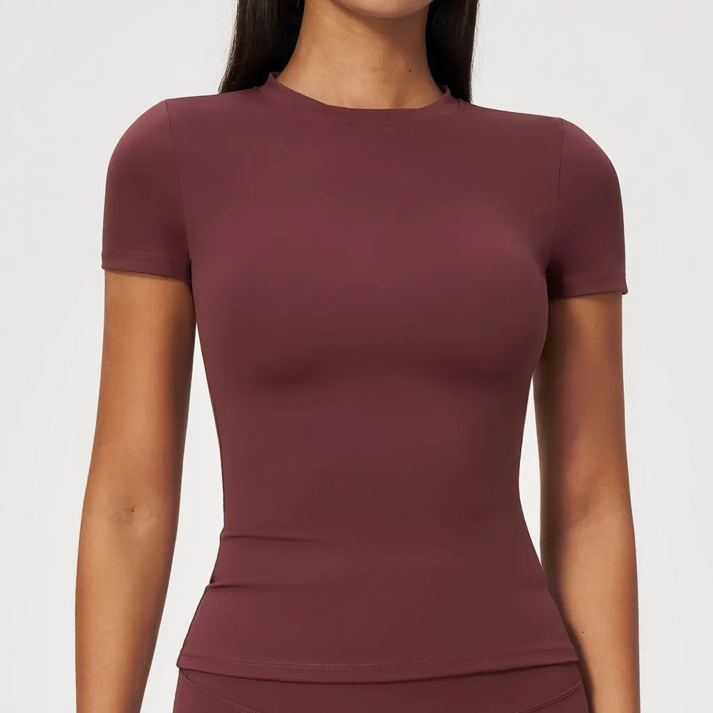 Short Sleeve Yoga Top Activewear Wholesale Distributors thesparkwear. com