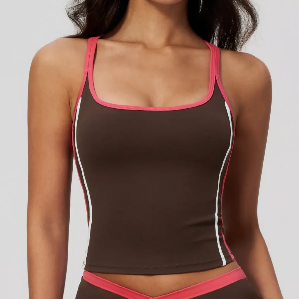 Wholesale Athleisure Wear Factory Sportswear Female Tank Top Gym Clothing Manufacturers