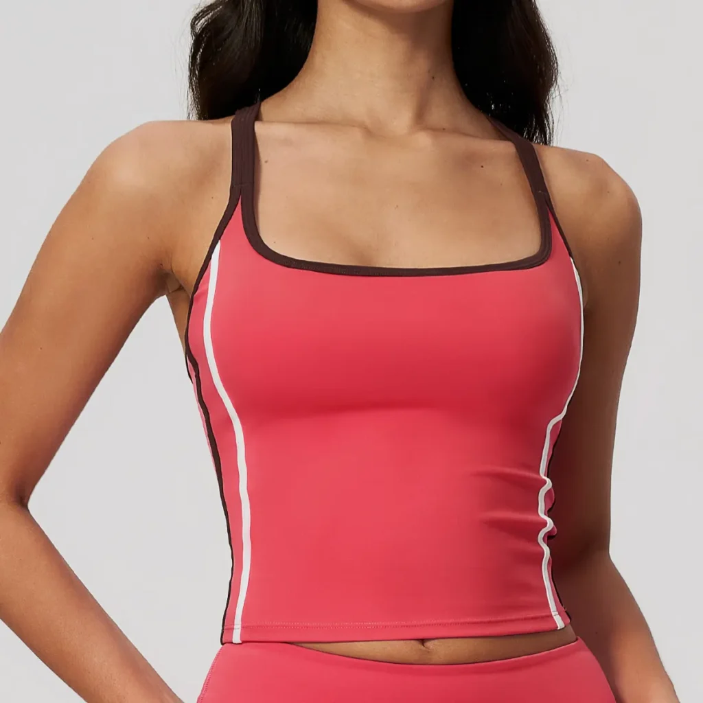 Wholesale Athleisure Wear Factory Sportswear Female Tank Top Gym Clothing Manufacturers