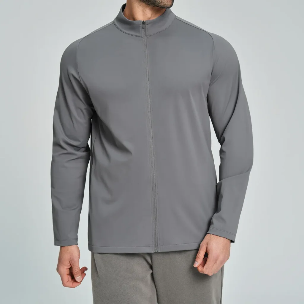 Blank Gym Wear Wholesale Athletic Clothing Lightweight Workout Jacket Supplier