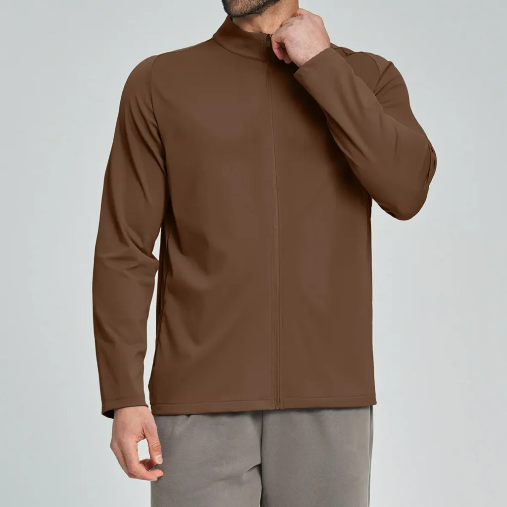 Blank Gym Wear Wholesale Athletic Clothing Lightweight Workout Jacket Supplier