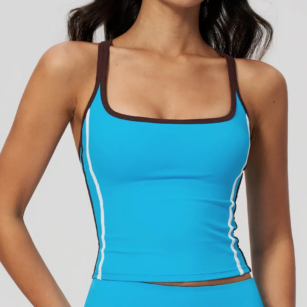 Wholesale Athleisure Wear Factory Sportswear Female Tank Top Gym Clothing Manufacturers