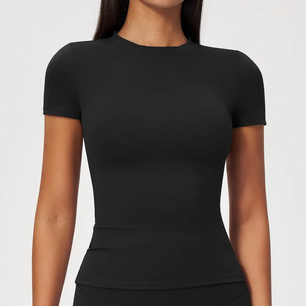 Short Sleeve Yoga Top Activewear Wholesale Distributors thesparkwear. com