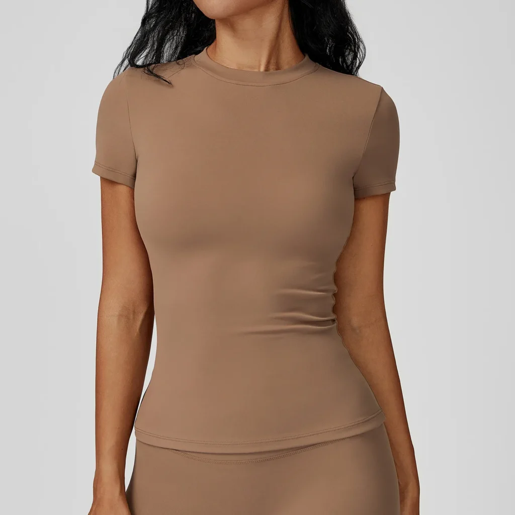 Short Sleeve Yoga Top Activewear Wholesale Distributors thesparkwear. com