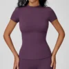 Short Sleeve Yoga Top Activewear Wholesale Distributors thesparkwear. com Short Sleeve Yoga Top Activewear Wholesale Distributors thesparkwear. com