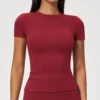 Short Sleeve Yoga Top Activewear Wholesale Distributors thesparkwear. com Short Sleeve Yoga Top Activewear Wholesale Distributors thesparkwear. com
