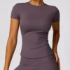 Short Sleeve Yoga Top Activewear Wholesale Distributors thesparkwear. com Short Sleeve Yoga Top Activewear Wholesale Distributors thesparkwear. com