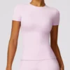 Short Sleeve Yoga Top Activewear Wholesale Distributors thesparkwear. com Short Sleeve Yoga Top Activewear Wholesale Distributors thesparkwear. com