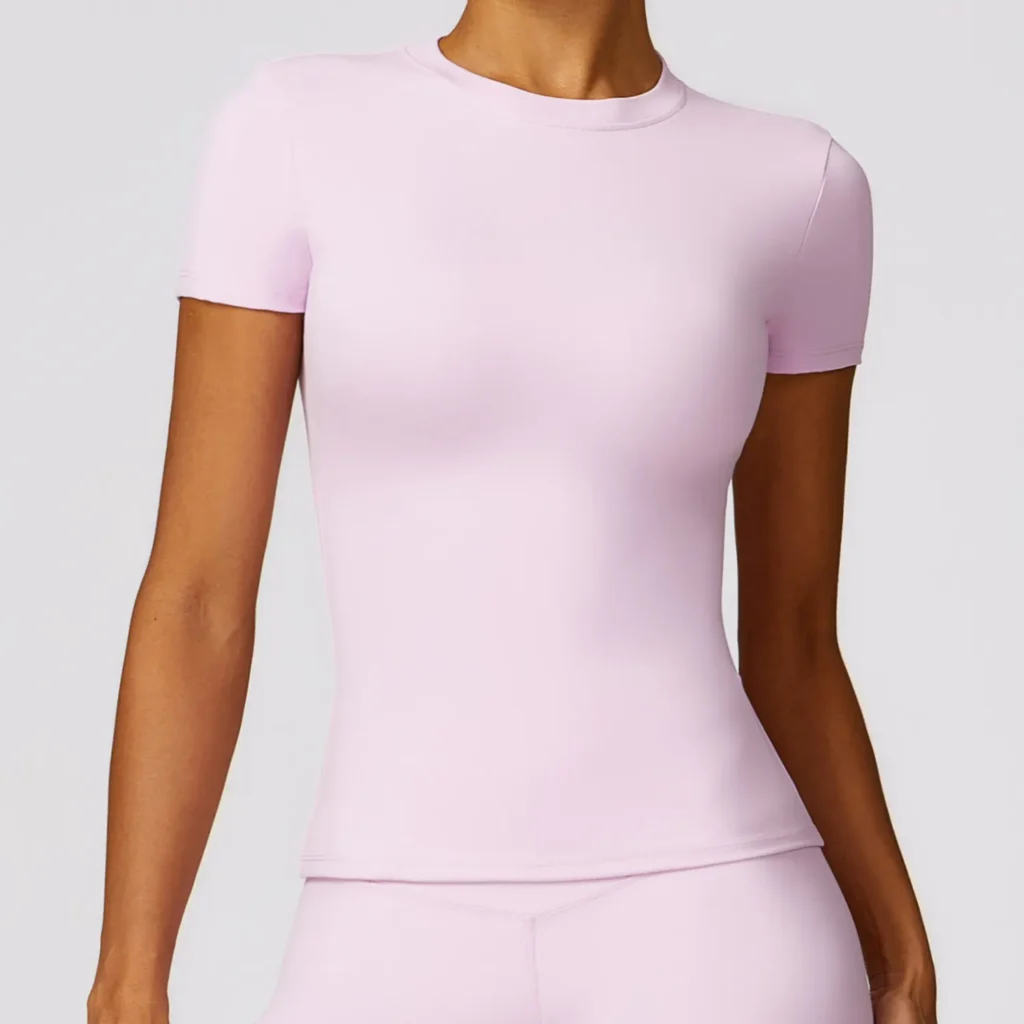 Short Sleeve Yoga Top Activewear Wholesale Distributors thesparkwear. com