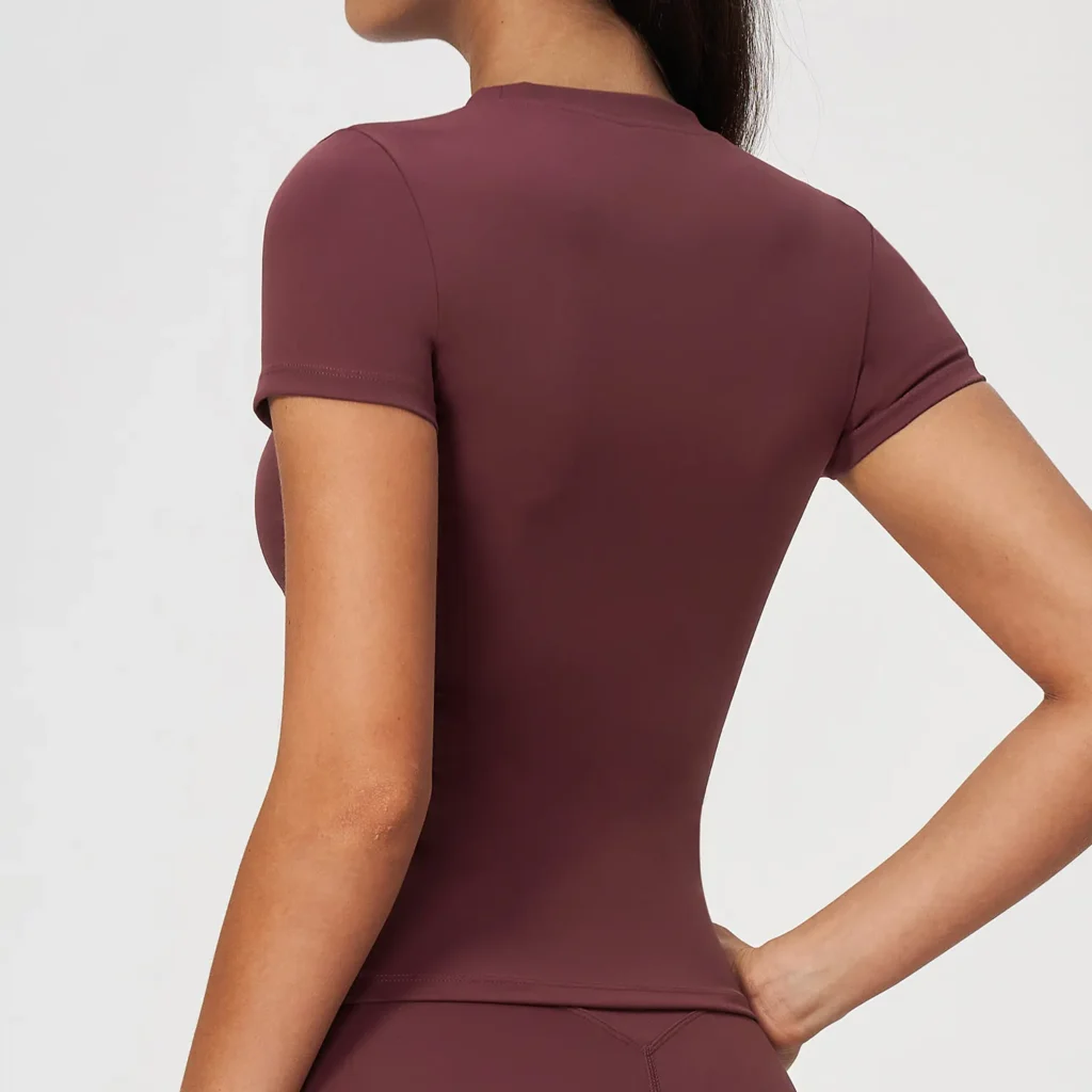 Short Sleeve Yoga Top Activewear Wholesale Distributors thesparkwear. com